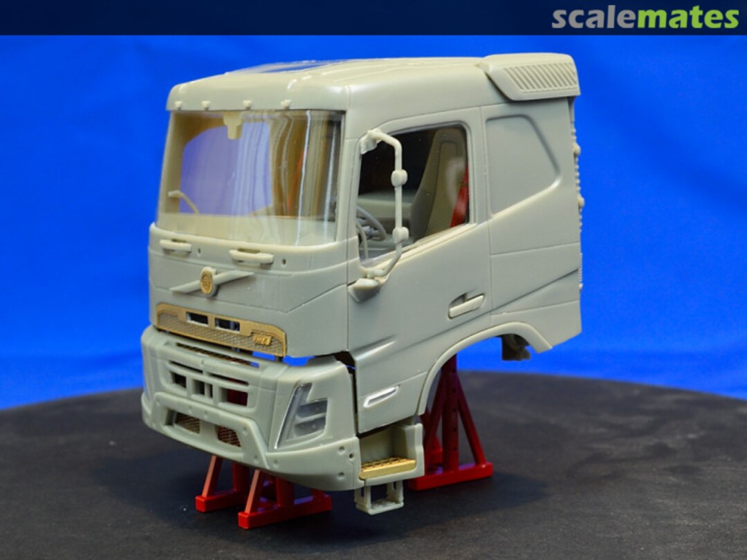 Boxart Swedish construction truck, sleeper cab, flat roof ANMT-123 A&N Model Trucks