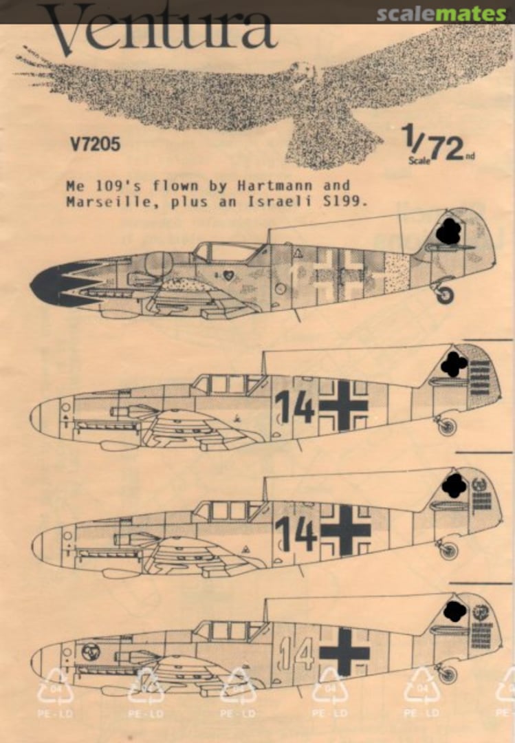 Boxart Messerschmitt Bf 109 V7205 Ventura