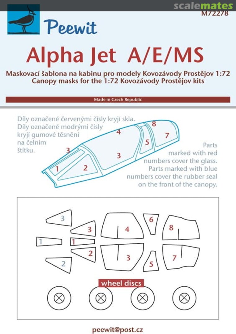 Boxart Alpha Jet A/E/MS M72278 Peewit