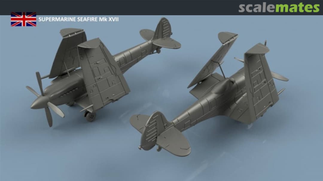 Boxart Supermarine Seafire Mk.XVII folded wings - 3D printing (5 pcs) 3D700380 L'Arsenal