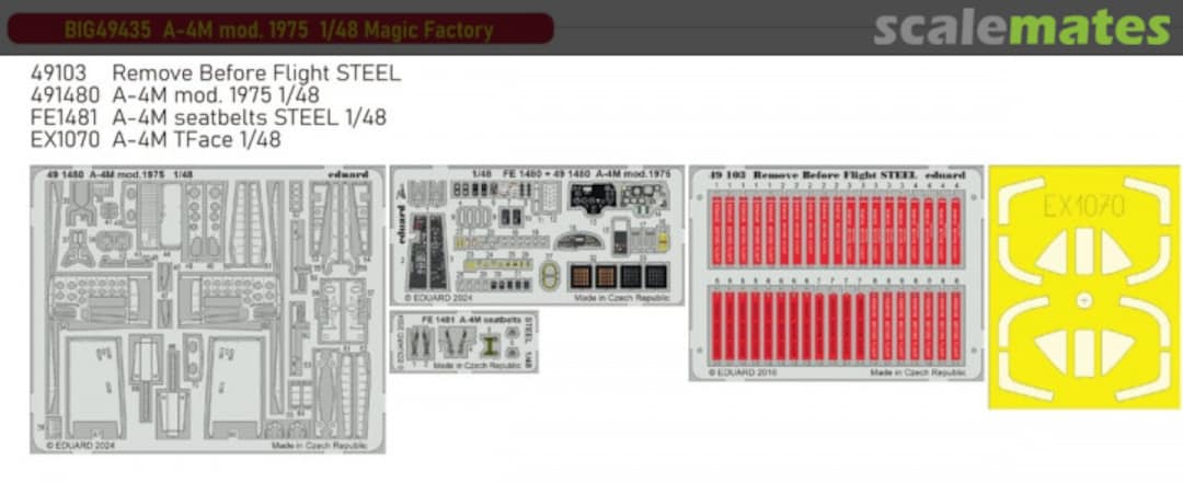 Boxart A-4M Mod. 1975 detail set BIG49435 Eduard