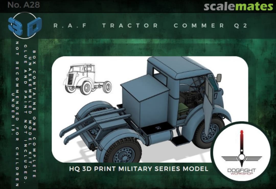 Boxart R.A.F Tractor - Commer Q2 35A28 Dogfight Workshop