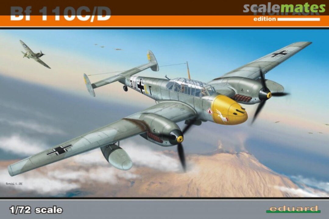 Boxart Bf 110C/D 7081 Eduard