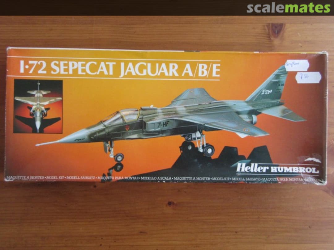 Boxart Sepecat Jaguar A/B/E 80263 Heller Humbrol