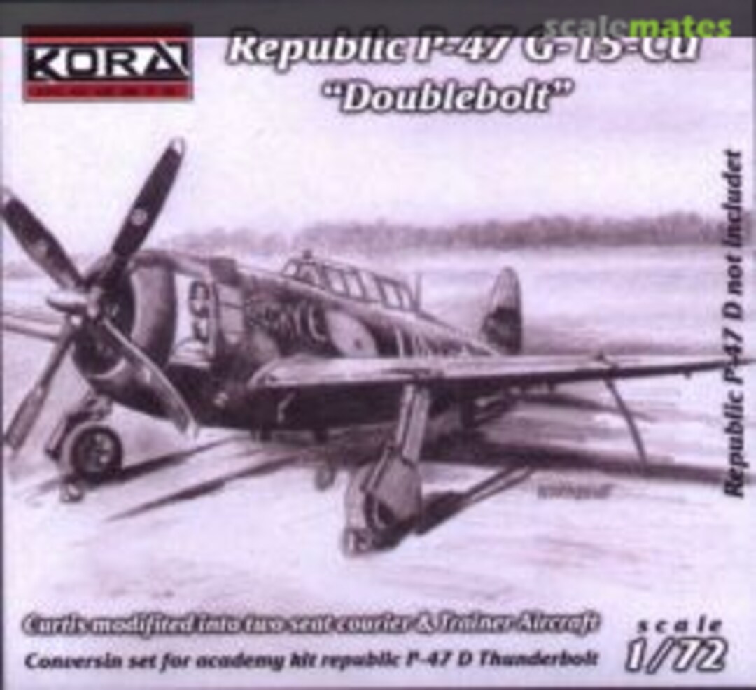 Boxart Republic P-47G-15-CU Doublebolt C7203 Kora Models