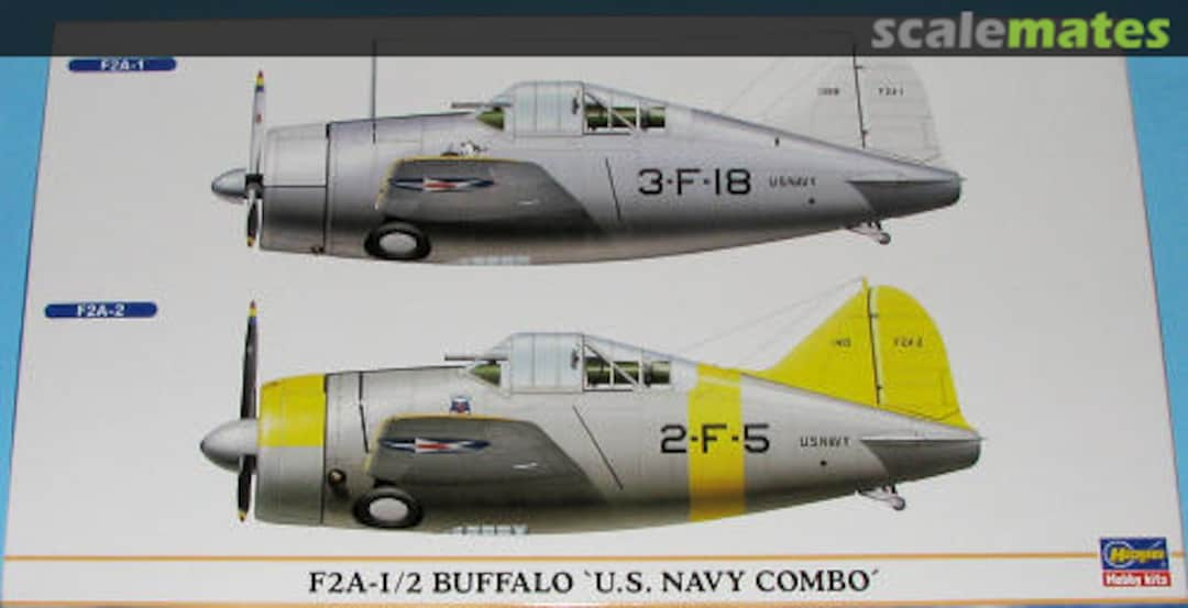 Boxart F2A-1/2 Buffalo 'U.S. Navy Combo' 00968 Hasegawa