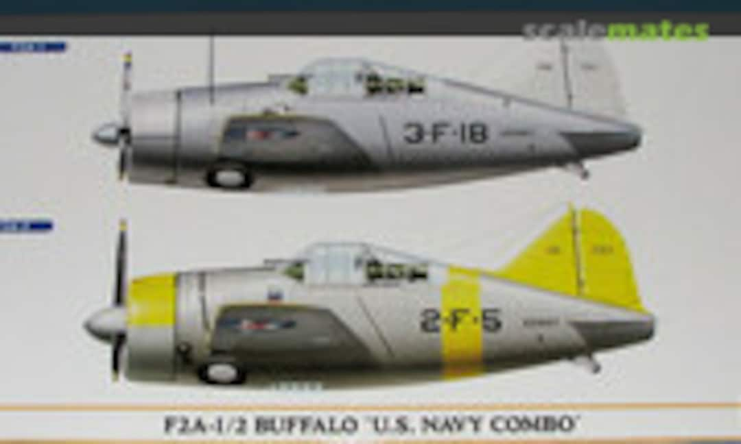 1:72 F2A-1/2 Buffalo 'U.S. Navy Combo' (Hasegawa 00968)