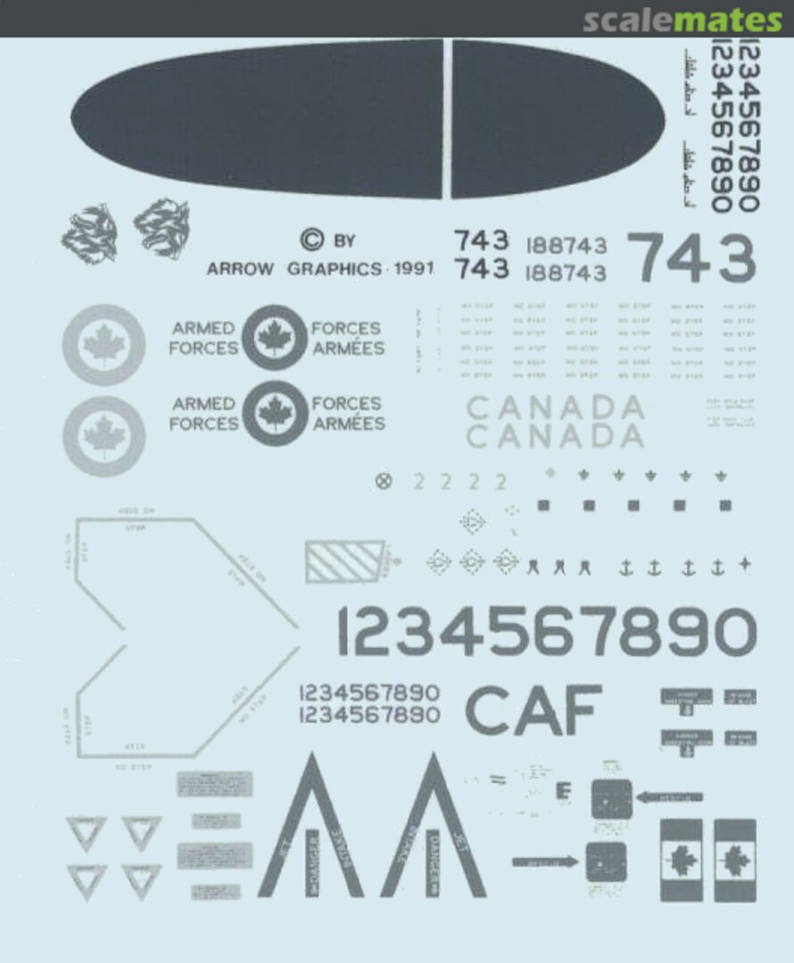 Boxart CF-188 Hornet C-55-72 Arrow Graphics