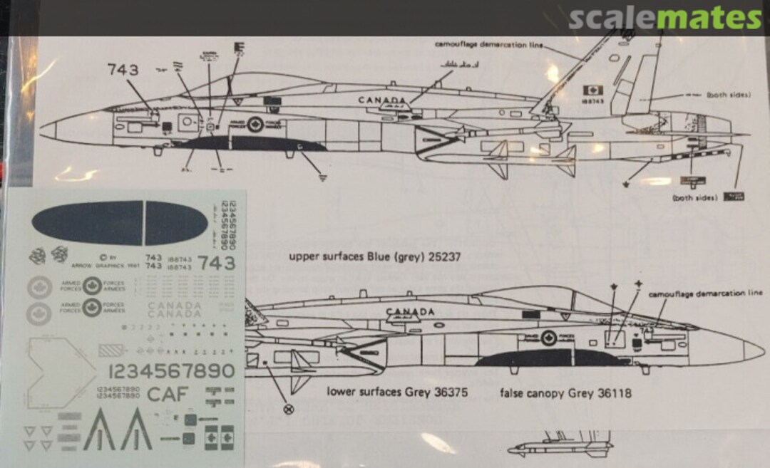 Contents CF-188 Hornet C-55-72 Arrow Graphics