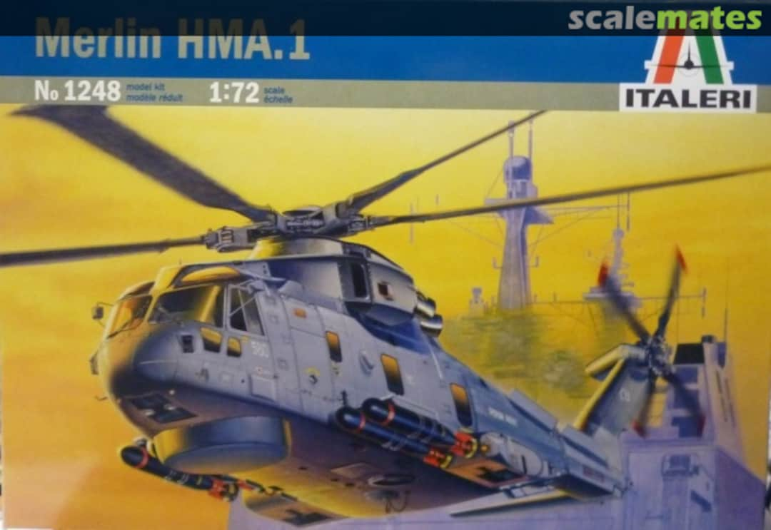 Boxart Merlin HMA.1 1248 Italeri