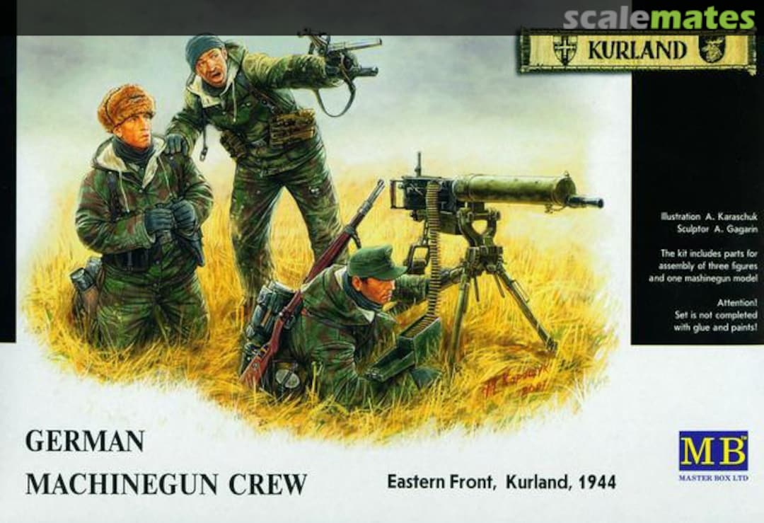 Boxart Machinegun Crew MB3526 Master Box