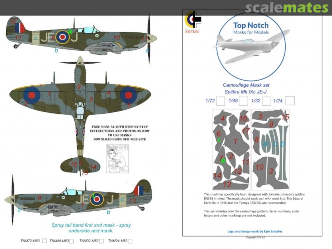 Boxart Spitfire IXc JE-J TNM24-M53 TopNotch