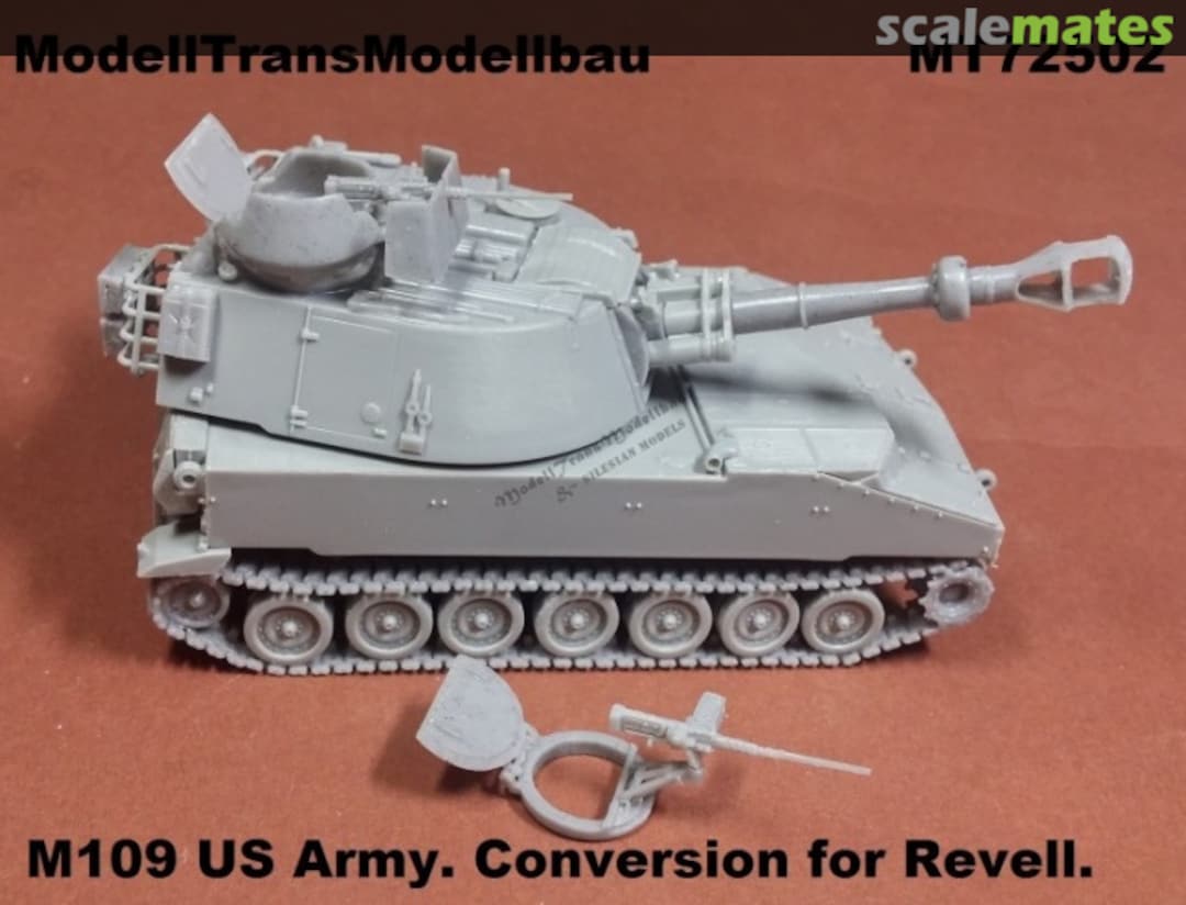 Boxart M109 US Army MT72502 Modell Trans Modellbau