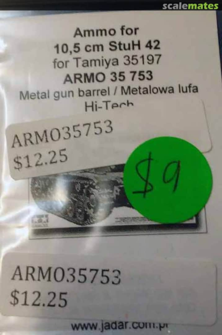 Boxart Metal Gun Barrels StuH 42 35753 Armo