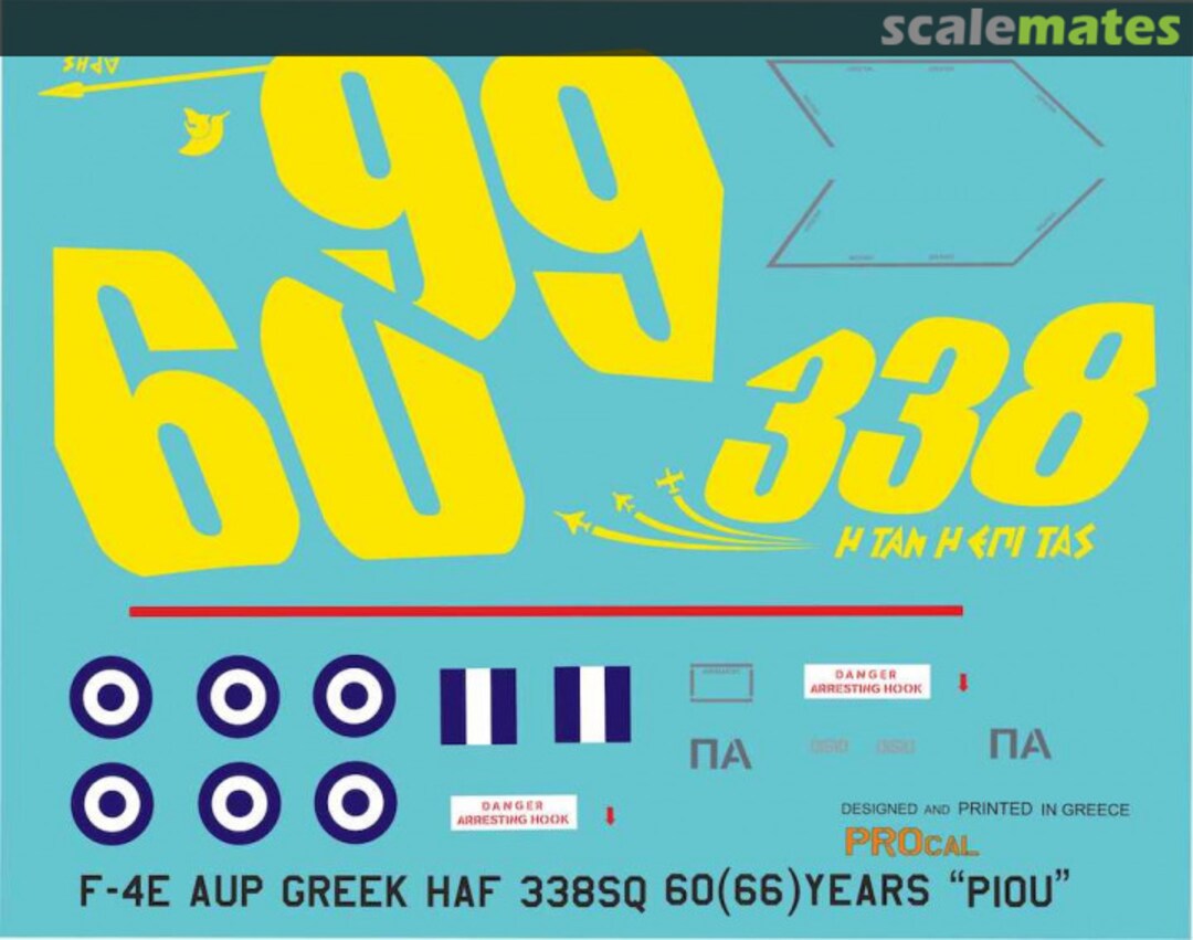 Boxart 338 Sqn - 60 years 32-203 PROcal Decals