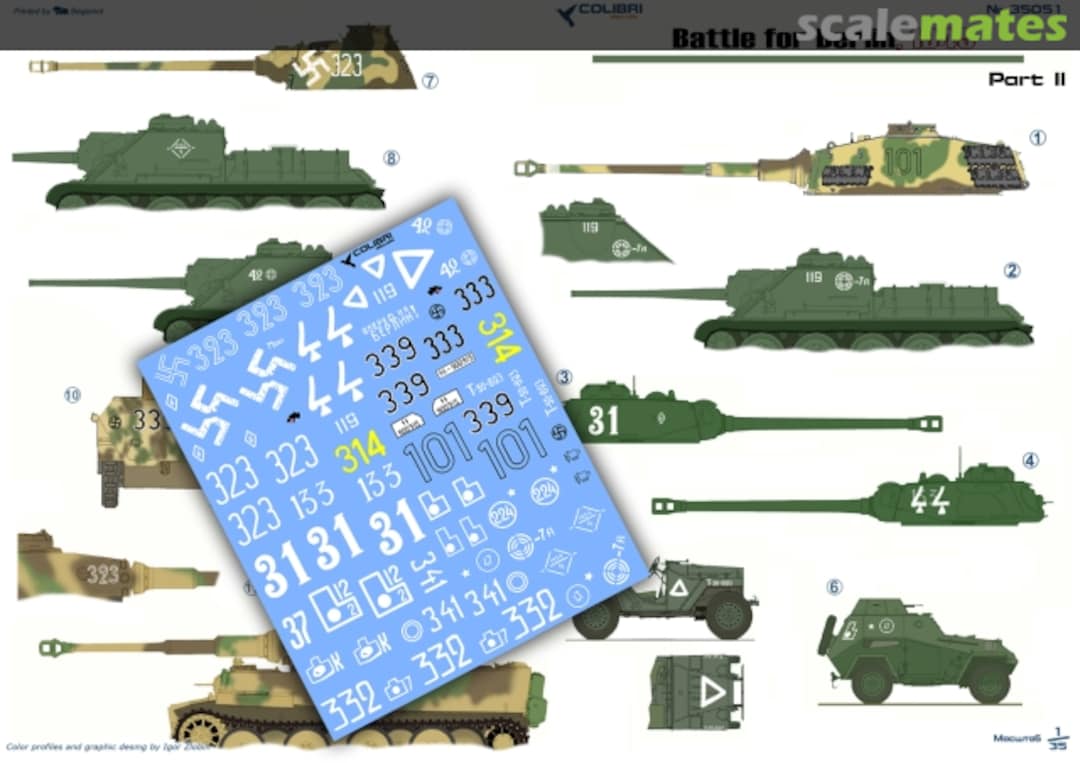 Boxart Battle for Berlin 45 - Part II 35051 Colibri Decals