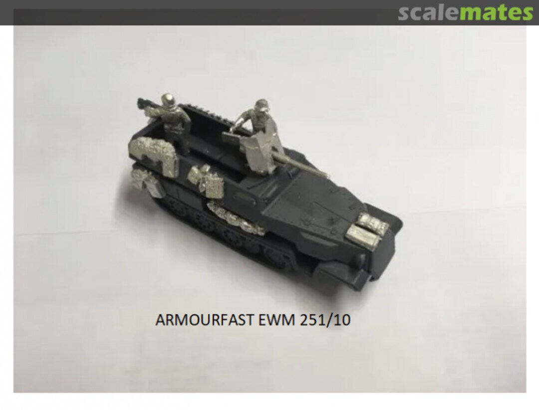 Boxart 251/10 Platoon Command Conversion & 4 Crew EWM 251/10 Armourfast