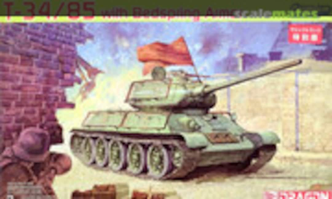 1:35 T-34/85 with Bedspring Armor (Dragon 6266MT)