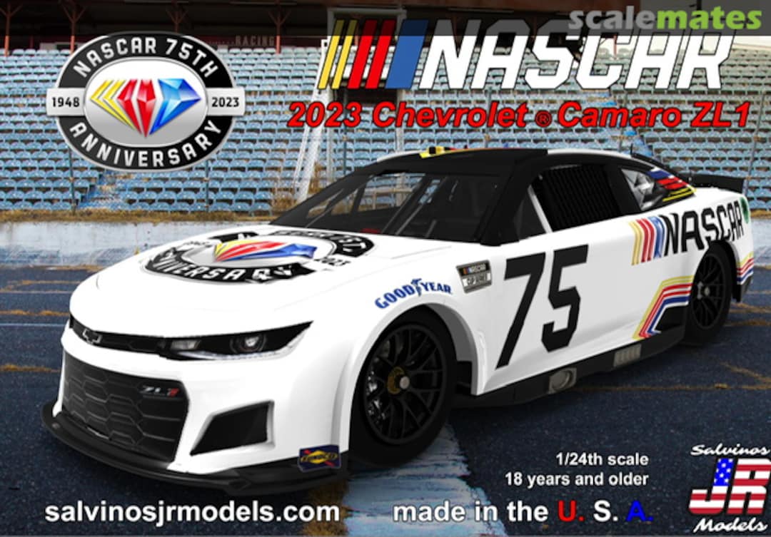 Boxart 2023 Chevrolet Camaro ZL1 NASCAR75 Salvinos JR Models