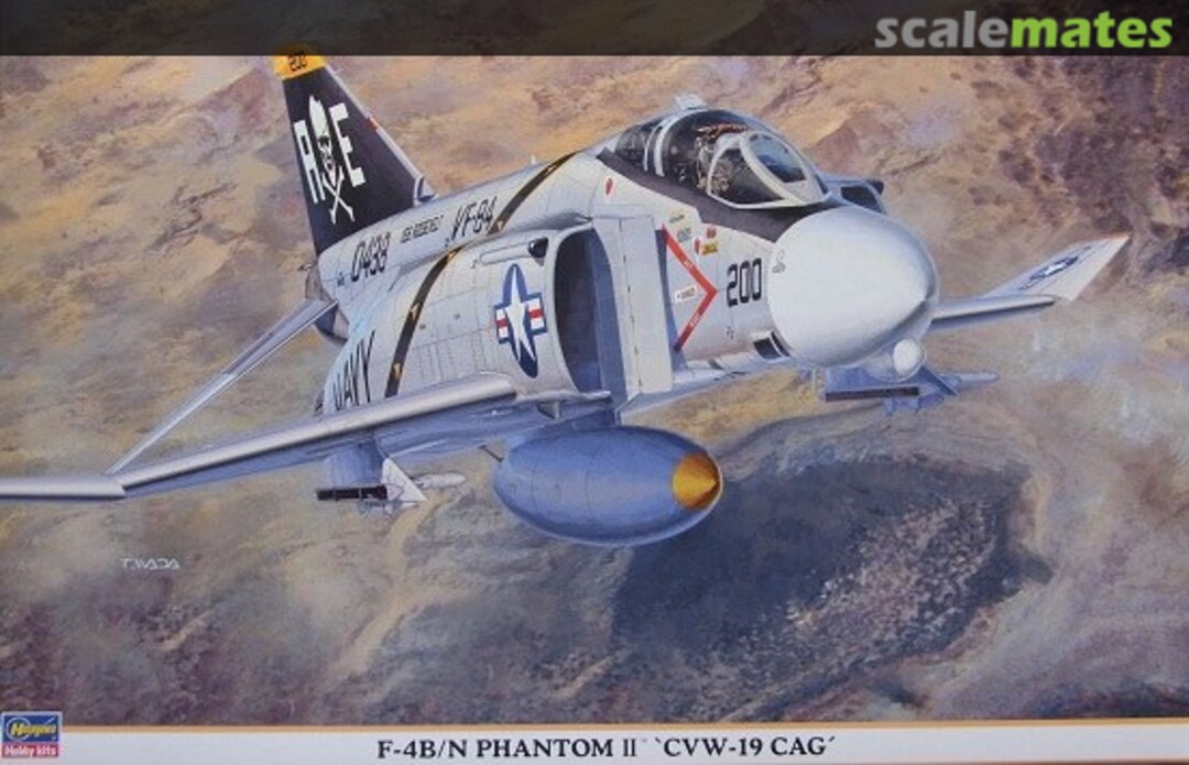 Boxart F-4B/N Phantom II `CVW-19 CAG´ 09787 Hasegawa