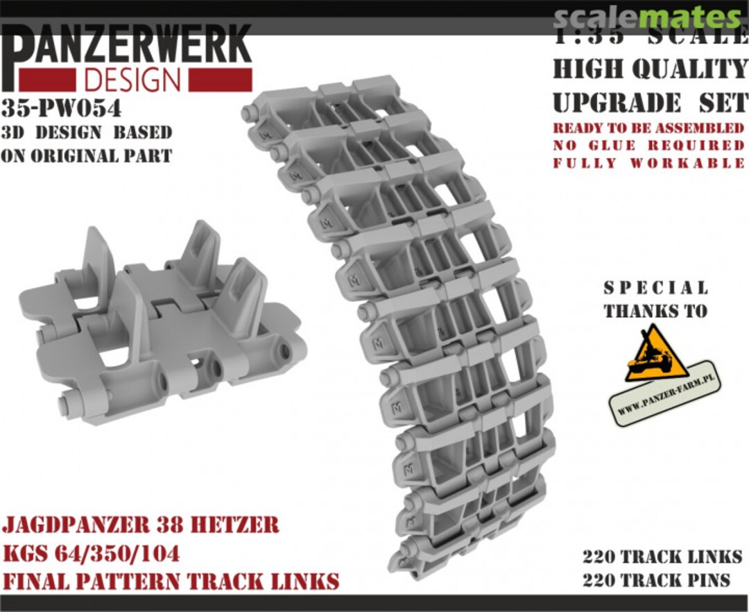 Boxart Hetzer final Tracks 35-PW054 Panzerwerk design