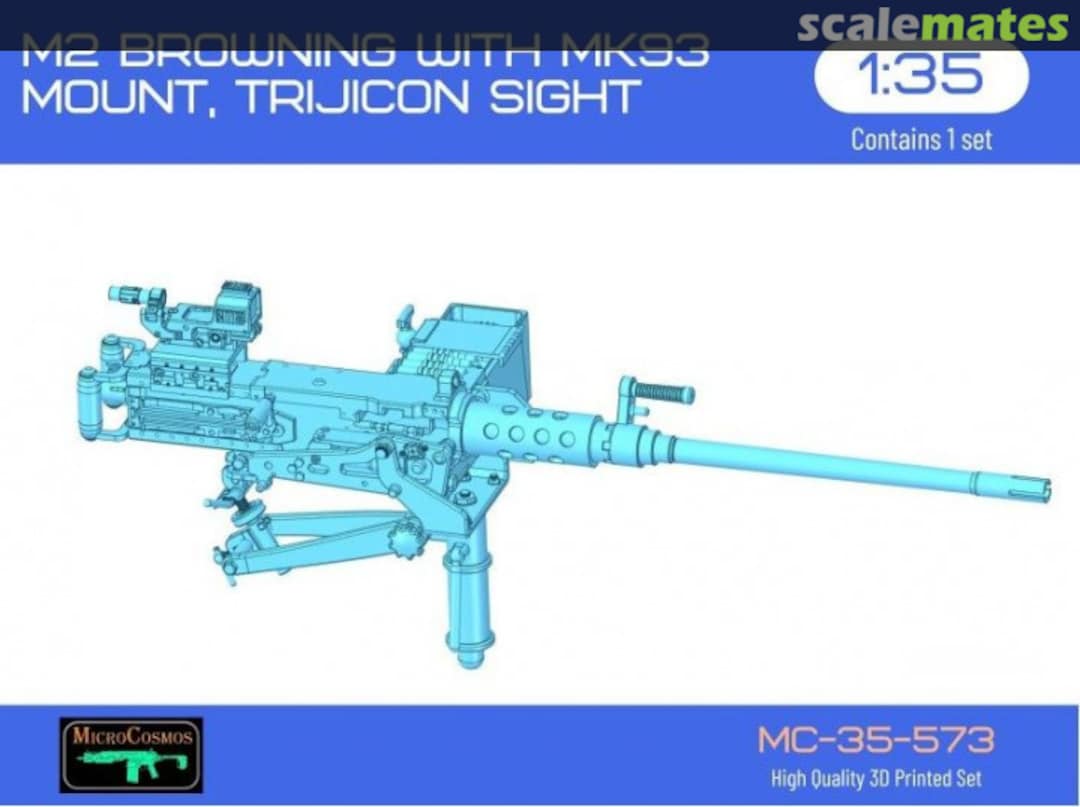 Boxart M2 browning with MK93 mount, Trijicon MGRS Sight MC-35-573 3D MicroCosmos