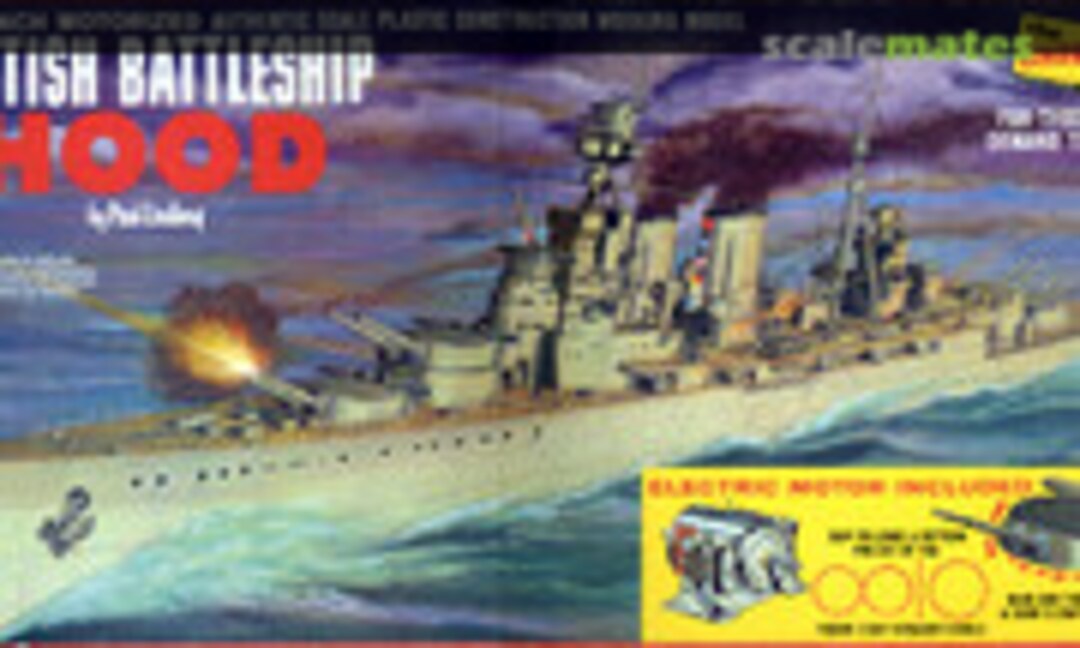 1:400 British Battleship Hood (Lindberg 763M-500)