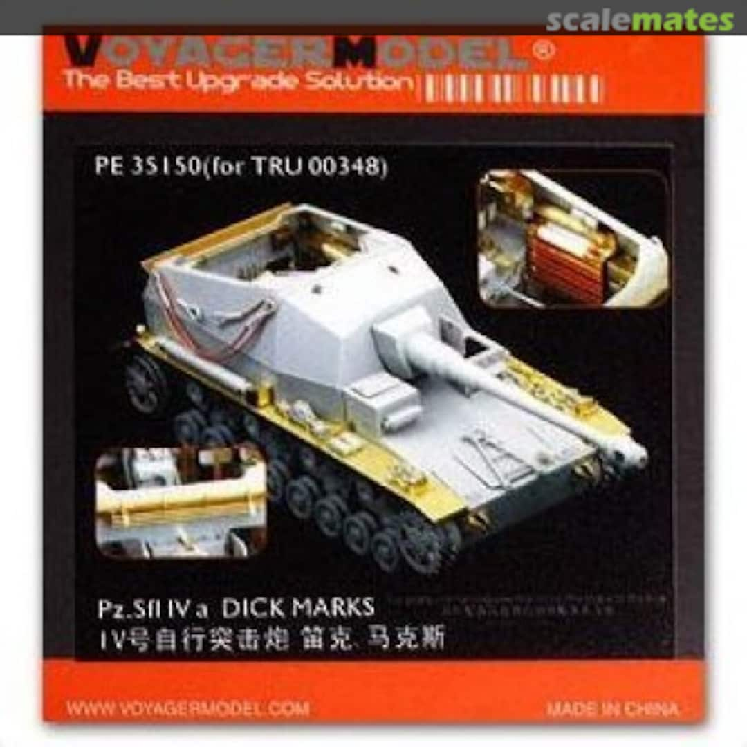 Boxart Dicker Max Pz. Sfl IVa PE Set (Trumpeter 00348) PE35150 Voyager Model