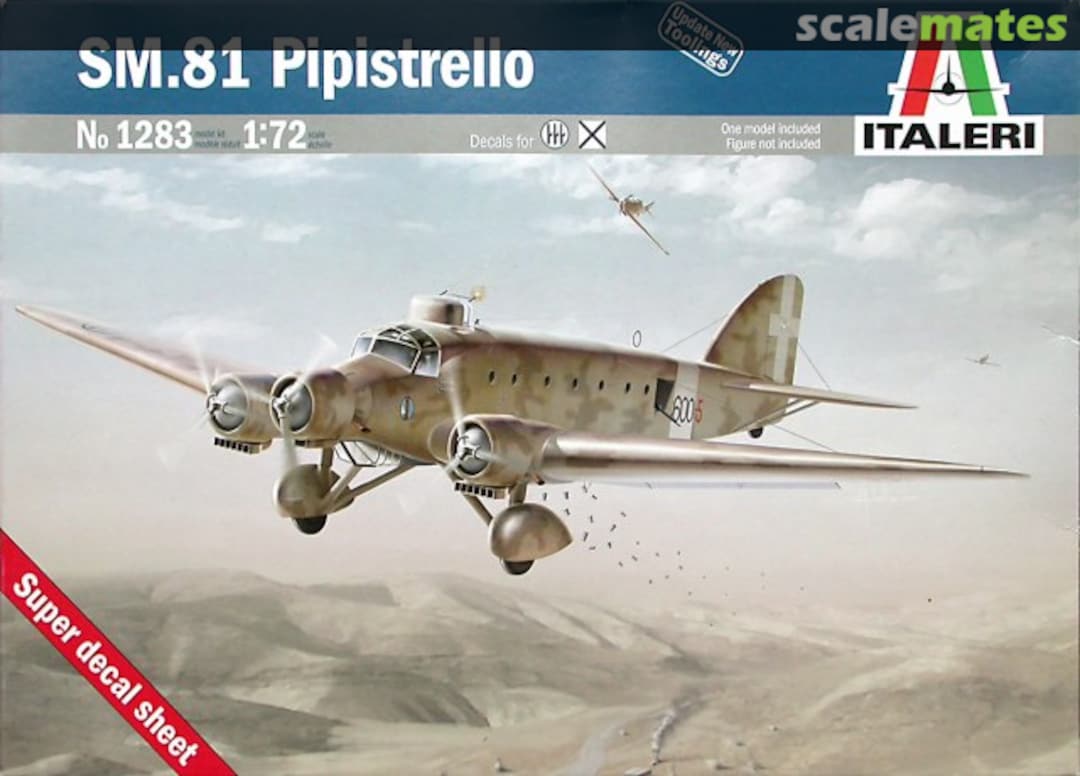 Boxart SM.81 Pipistrello 1283 Italeri