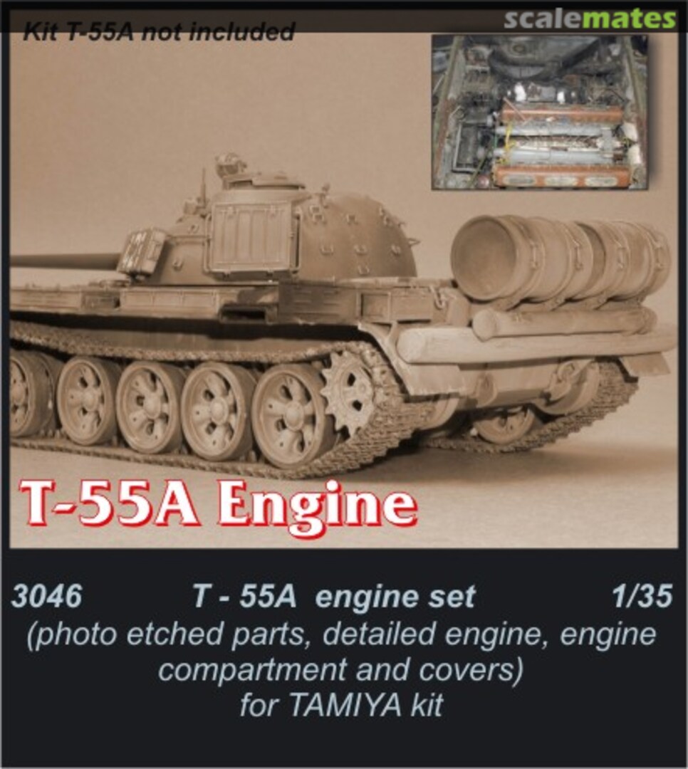 Boxart T-55A - engine set 3046 CMK