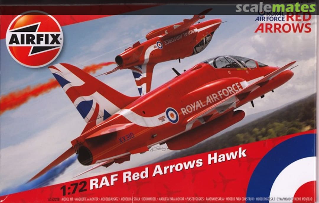 Boxart RAF Red Arrows Hawk A55202B Airfix