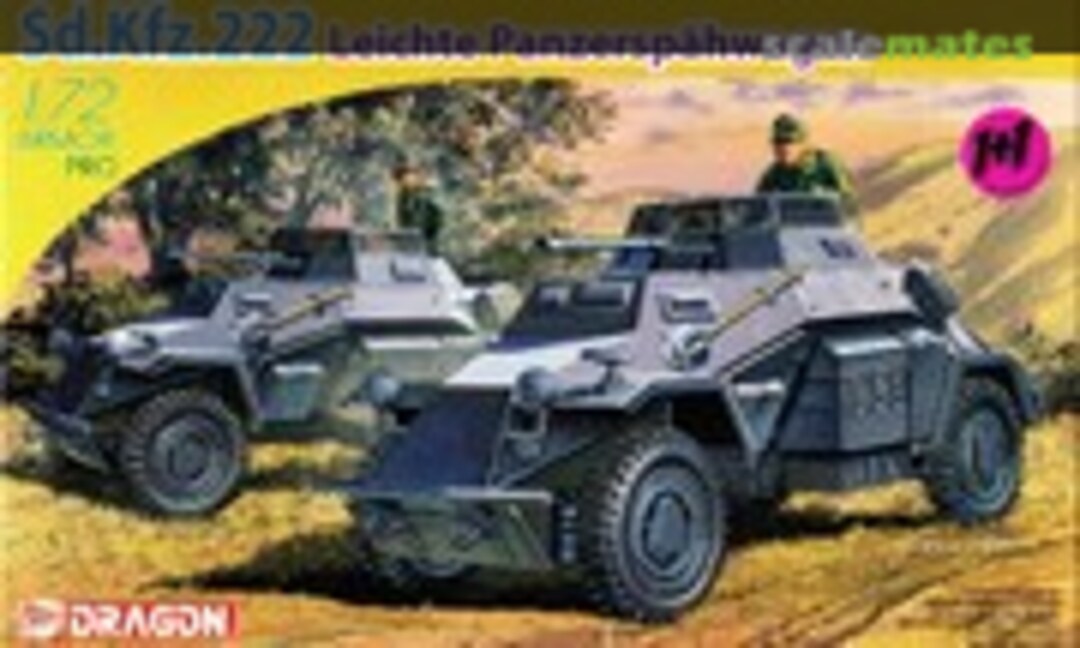 1:72 Sd.Kfz. 222 leichter Panzerspähwagen (2 cm) (Dragon 7393)