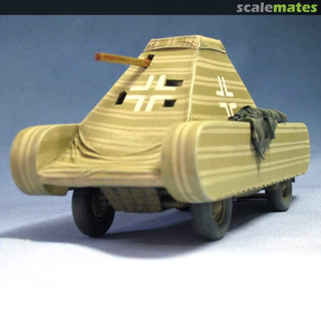 Boxart WWII German Camouflaged Kübelwagen (North Africa) MM502 SOL