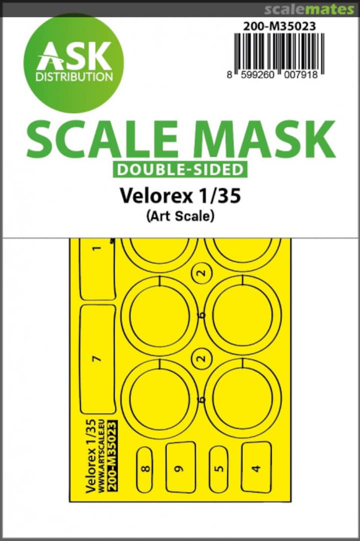 Boxart Velorex masks 200-M35023 ASK