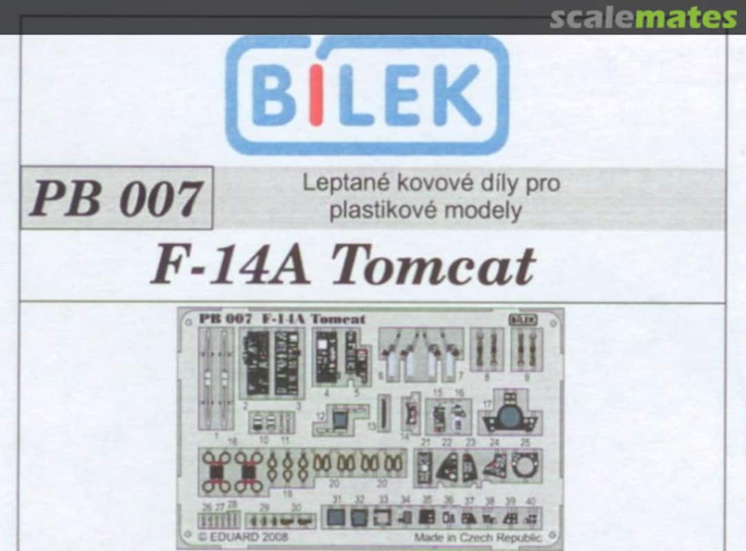 Boxart Grumman F-14A Tomcat PB 007 Bilek