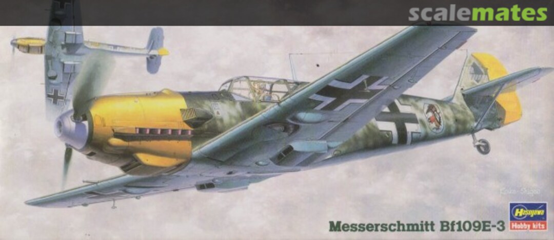 Boxart Messerschmitt Bf109E-3 51308 Hasegawa