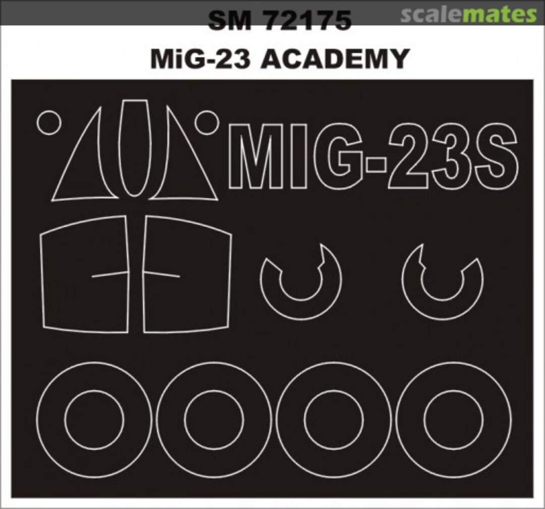 Boxart MiG-23 SM72175 Montex