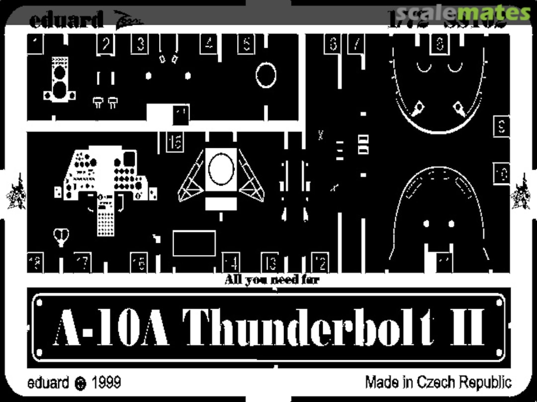 Boxart A-10 Thunderbolt II SS102 Eduard