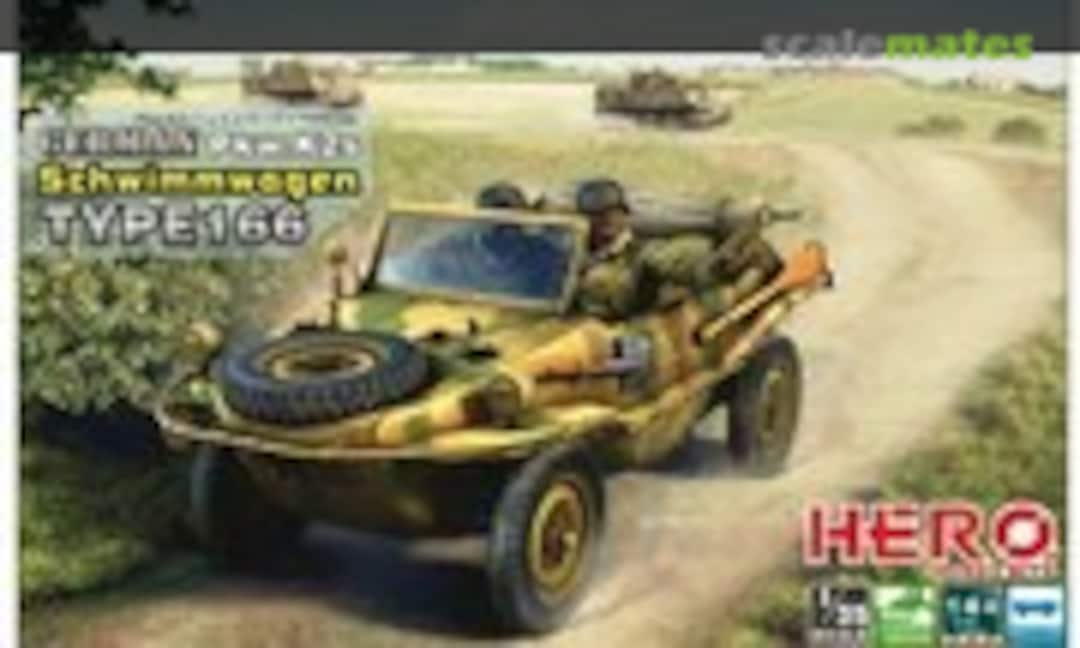 1:35 Pkw.K2s Schwimmwagen Type 166 (Hero Hobby Kits H35001)