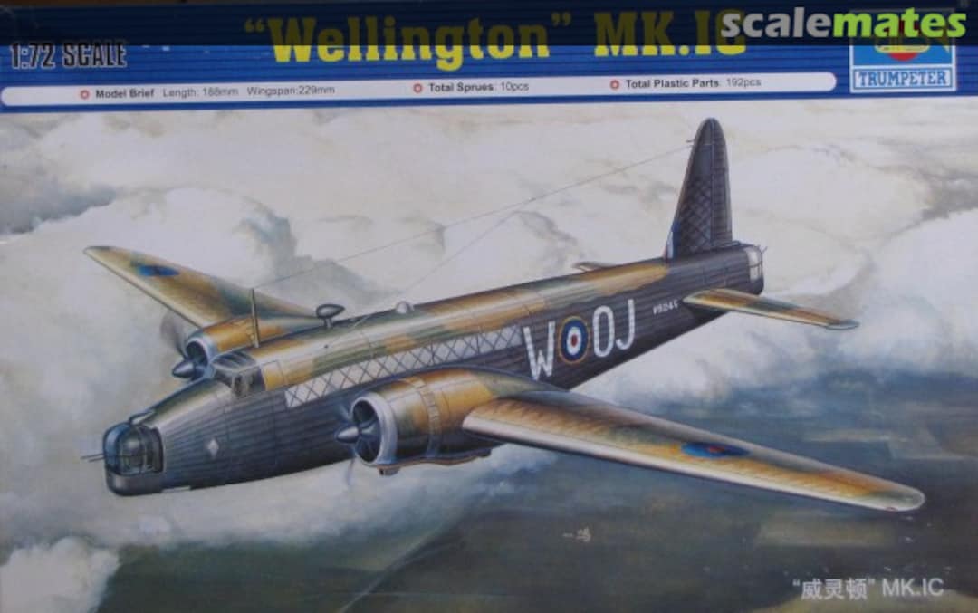 Boxart "Wellington" Mk.IC 01626 Trumpeter