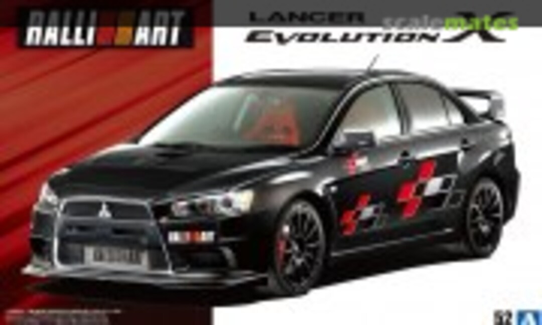 1:24 RALLIART CZ4A Lancer Evolution X '07 (Mitsubishi) (Aoshima 055441)