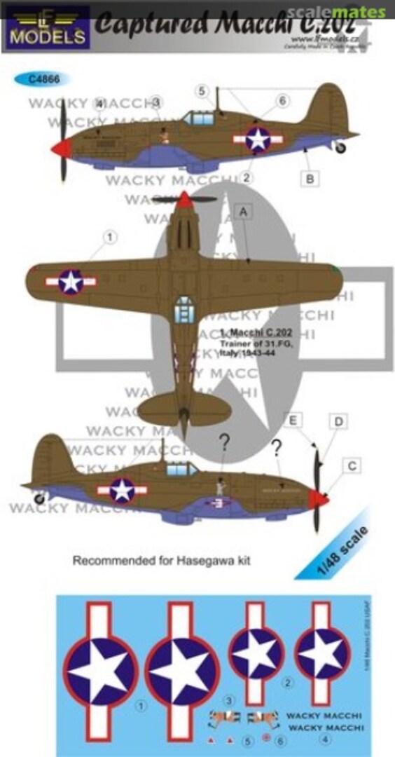 Boxart Captured Macchi C.202 C4866 LF Models