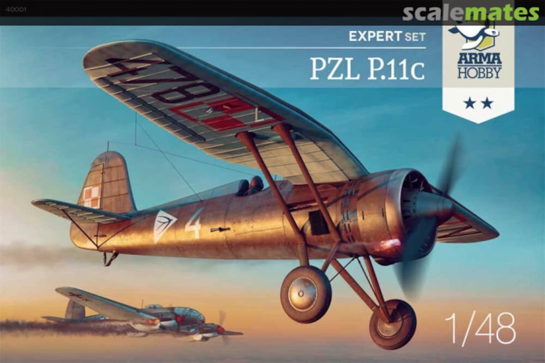 Boxart PZL P.11c 40001 Arma Hobby