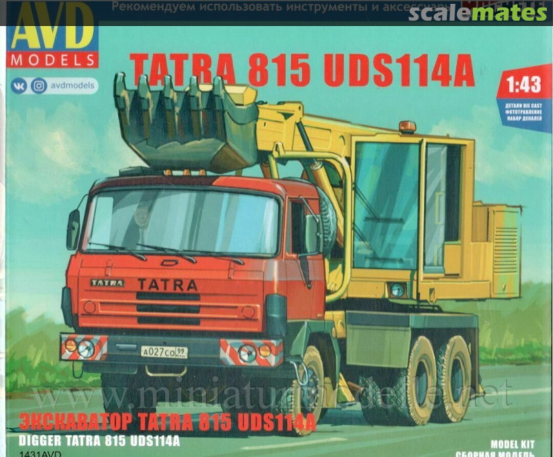 Boxart Tatra 815 with UDS 114A Digger 1431 AVD Models