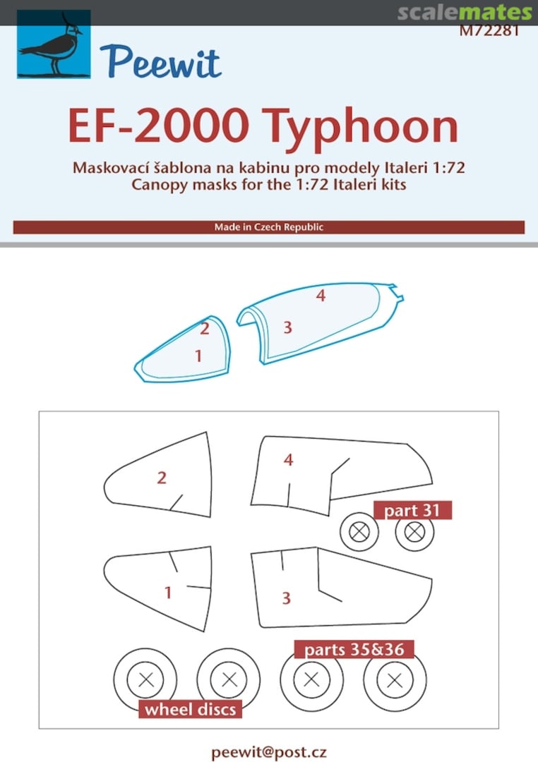 Boxart EF-2000 Typhoon M72281 Peewit