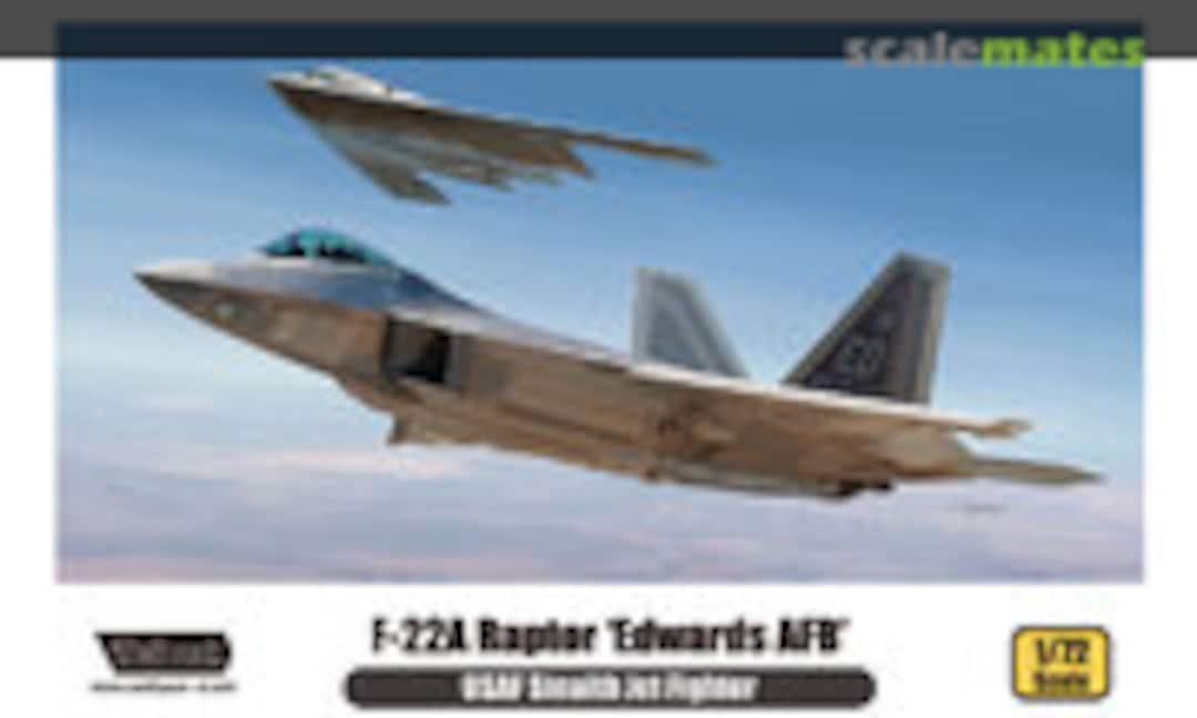 1:72 F-22A Raptor 'Edwards AFB' (Wolfpack WP17210)