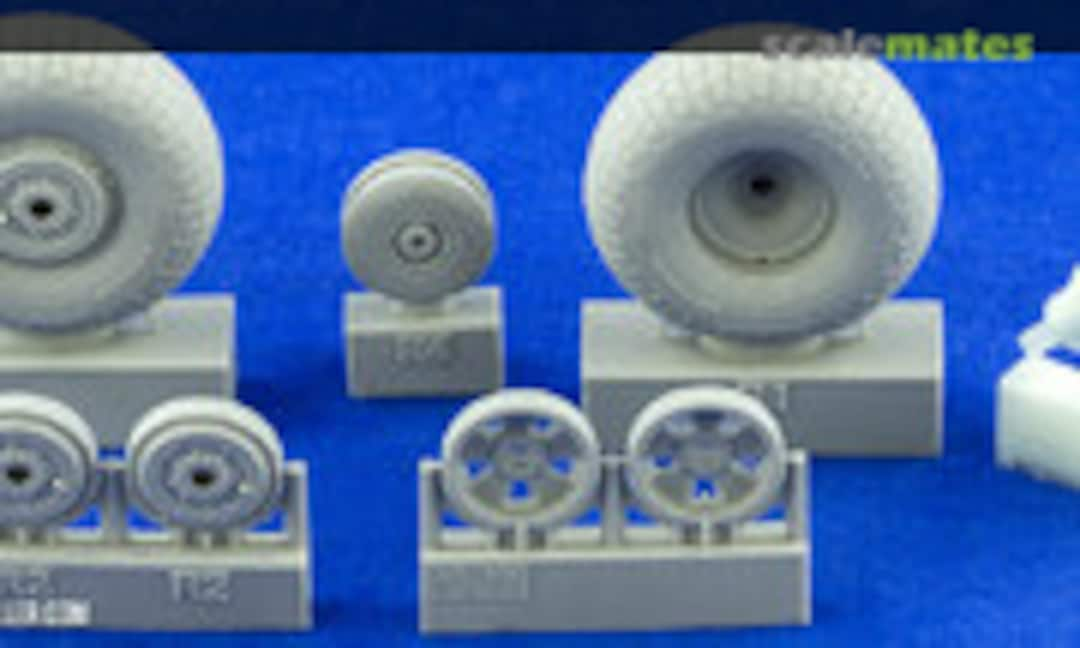 1:48 Mosquito wheels (Eduard 648746)