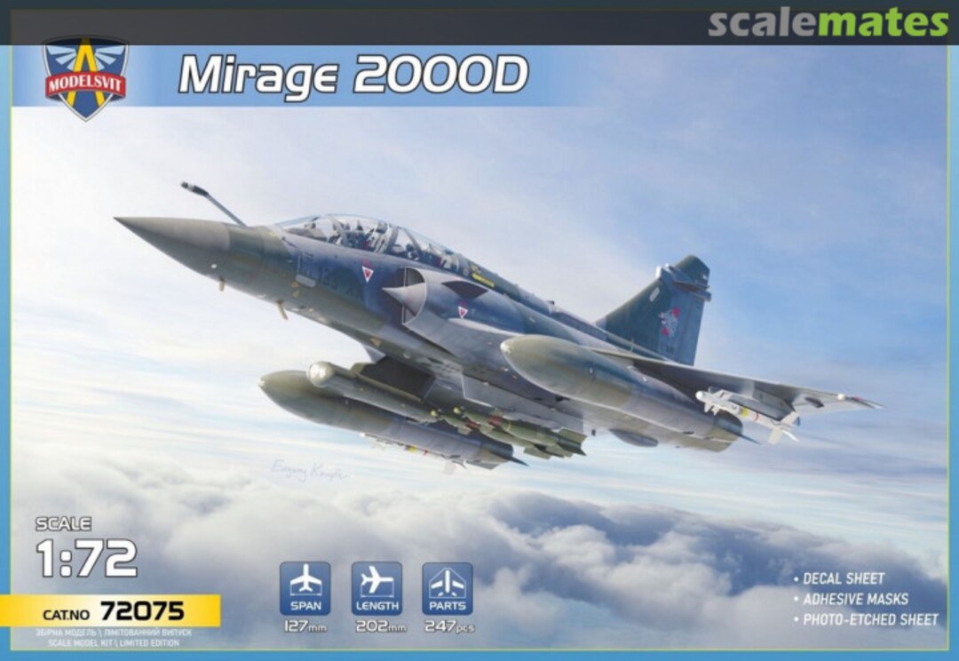 Boxart Mirage 2000D 72075 ModelSvit