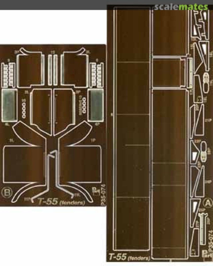 Boxart T-55A fenders P35-074 Part