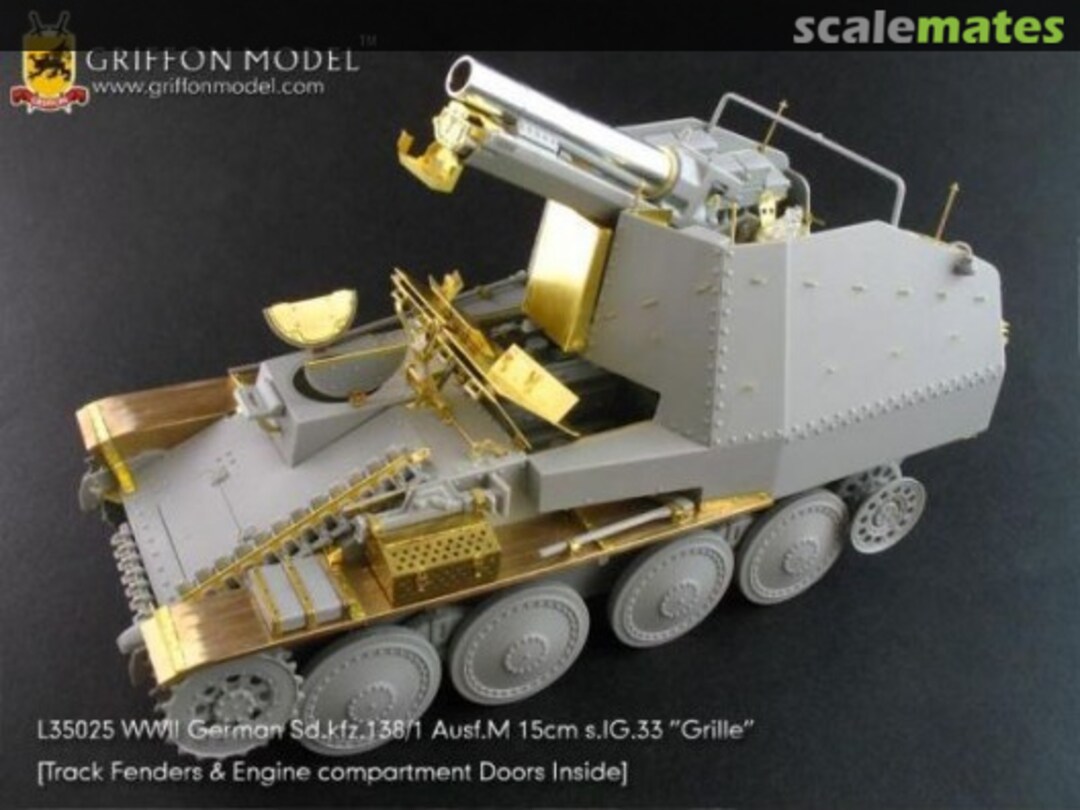 Boxart Sd. Kfz. 138/1 Ausf. M 15cm SIG.33/2 Grille L35025 Griffon Model